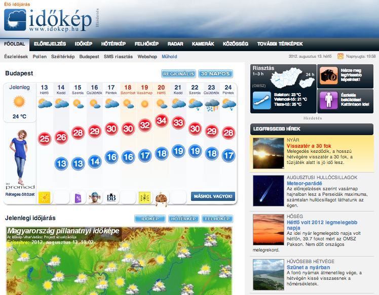 időjárás budapest 30 napos előrejelzés ejelzes kecskemet
